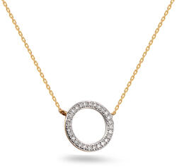 Heratis Forever Arany nyaklánc gyémántgyűrűvel karma 0.070 ct IZBR329