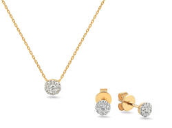 Heratis Forever Ziva briliáns készlet, sárga arany, 14K IZBR908S