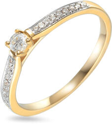 Heratis Forever Adel arany eljegyzési gyűrű gyémántokkal 0, 150 ct IZBR404