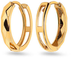 Heratis Forever Arany gravírozott fülbevaló, gyűrű 1, 5 cm IZ25293M