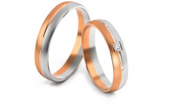 Heratis Forever Jegygyűrű gyémánttal 0, 020 ct, szélessége 4 mm STOBR236R
