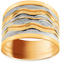 Heratis Forever Barika kétszínű arany gyűrű, 14 karátos IZ14827