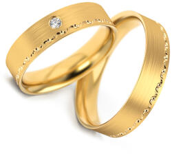 Heratis Forever Jegygyűrű gyémánttal 0, 015 ct, szélessége 5 mm STOBR272