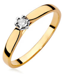Heratis Forever Arany eljegyzési gyűrű 0, 040 ct Reanna gyémánttal BSBR056