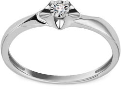Heratis Forever Fehérarany eljegyzési gyűrű 0, 020 ct Niobe gyémánttal KU849A
