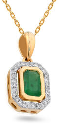 Heratis Forever 0, 430 karátos smaragd medál Azra gyémántokkal IZBR086