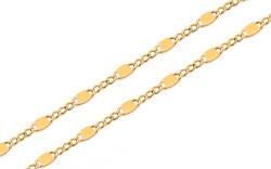 Heratis Forever Figaro aranylánc 3 mm-es lemezekkel IZ9919M