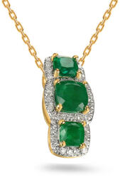 Heratis Forever Gyémánt medál smaragddal 0.100 ct IZBR1091P