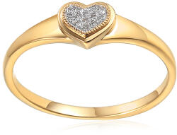 Heratis Forever Arany gyémánt gyűrű szív 0, 030 ct IZBR933