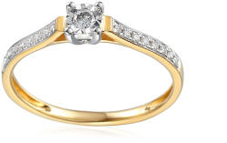 Heratis Forever Fannie arany eljegyzési gyűrű gyémántokkal IZBR037