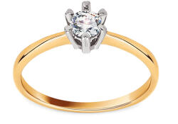 Heratis Forever Gyémánt eljegyzési gyűrű kombinált aranyból 0.250 ct SKBR033