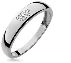 Heratis Forever Gyémánt gyűrű szívvel a közepén, 9K BSBR001AHR