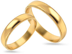 Heratis Forever Arany jegygyűrű mintával, szélessége 4 mm SKOS007