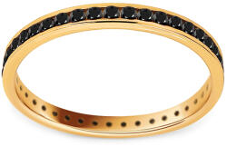 Heratis Forever Finom gyűrű szimulált ónixszal IZ27104