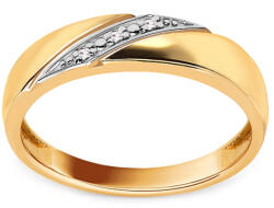 Heratis Forever Szokatlanul szép gyémántokkal díszített gyűrű, 9K BSBR102HR