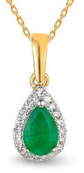 Heratis Forever Arany medál smaragddal és briliánsokkal 0, 070 ct IZBR100EMHR