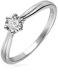 Heratis Forever Fehérarany gyémántgyűrű 0, 140 ct Illusion IZBR501A