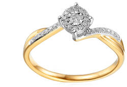 Heratis Forever Arany eljegyzési gyűrű gyémántokkal Edena 0, 13 kt IZBR038