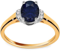 Heratis Forever Exkluzív 1, 55 ct zafír gyűrű gyémántokkal ROYBR116AY