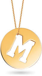 Heratis Forever Arany medál M-betű IZ11009HR