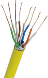 PNI Cablu retea PNI CAT7 Stranded Cable S/FTP 305 m Yellow (PNI-SFTP07)