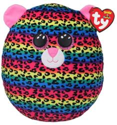 TY Squish-a-Boos párna alakú plüss figura DOTTY, 30 cm - színes leopárd