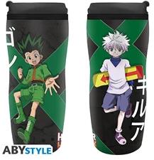 ABYstyle Hunter X Hunter "Gon & Killua" 355ml műanyag utazó bögre (ABYTUM047) - bestbyte