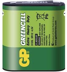 GP Batteries GP Greencell 4, 5 V laposelem 3LR12 1db/zsugor (B1260) - bestbyte