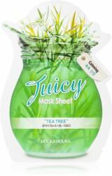 Holika Holika Juicy Mask Sheet Tea Tree masca pentru celule impotriva imperfectiunilor pielii cauzate de acnee 20 ml