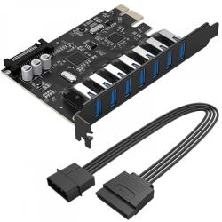 ORICO 7 Port USB3.0 PCI-E Expansion Card with Dual Chip (ORICO-PVU3-7U-V1)