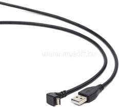 Gembird CCP-MUSB2-AMBM90-6 micro USB cable 2.0 AM-MBM5P 1.8M angled 90 black (CCP-MUSB2-AMBM90-6) (CCP-MUSB2-AMBM90-6)