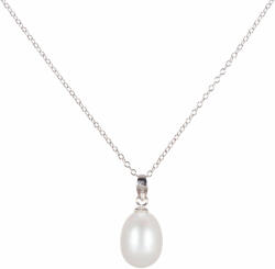 JwL Luxury Pearls Ezüst nyaklánc jobb gyöngyökkel 45cm JL0436 55 cm