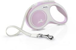 flexi New Comfort lesa automata cu banda pentru caini, roze, marimea S, 5 m