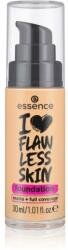essence I LOVE FLAWLESS SKIN fedő hatású alapozó matt hatással árnyalat 50 - Medium Ivory 30 ml