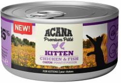 ACANA Premium Pate Kitten Chicken & Fish 8 x 85 g hrana pisoi, pate pui si peste