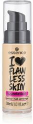 essence I LOVE FLAWLESS SKIN fedő hatású alapozó matt hatással árnyalat 30 - Dark Porcelain 30 ml