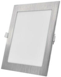 EMOS LED süllyesztett lámpatest négyzet, ezüst, 18W , szabályozható (Nexxo) (ZD2243)