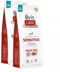 Brit Care Dog Grain-free Sensitive Venison & Potato kutyatáp 2x1kg