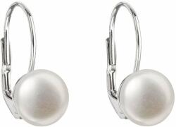 Evolution Group 21009.1 fehér, AA 8-8, 5 mm-es fülbevaló valódi gyöngy (925/1000, 1g, fehér)