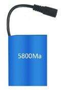 Leziter Lithium akkumulátor 5800 mAh (LEB-5800) - geminiduo