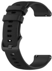 Techsuit Curea pentru Samsung Galaxy Watch (46mm) / Gear S3, Huawei Watch GT / GT 2 / GT 2e / GT 2 Pro / GT 3 (46 mm) - Techsuit Watchband 22mm (W006) - Black (KF238592)