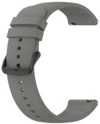 Techsuit Curea pentru Samsung Galaxy Watch 4/5/Active 2, Huawei Watch GT 3 (42mm)/GT 3 Pro (43mm) - Techsuit Watchband 20mm (W001) - Gray (KF239511) - vexio