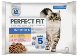Perfect Fit Indoor Nedves macskaeledel, Húsválaszték mártásban, 4 x 85 g