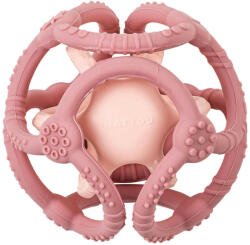  Nattou rágóka labda szilikon szett 2db pink-világosrózsaszín - babycenter-online