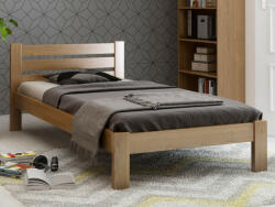 Komforttéka Azja fenyő ágykeret tölgy 90' + ajándék ágyrács