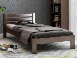 Komforttéka Azja fenyő ágykeret dió 90' + ajándék ágyrács