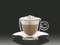  Cappuccinos csésze rozsdamentes aljjal, duplafalú, 2db-os szett, 16, 5cl "Thermo (KHPU144) - tutitinta