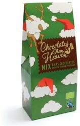 Chocolates from Heaven Csokoládé a mennyből - BIO karácsonyi csokoládé praliné tej- és étcsokoládéból, 100g *CZ-BIO-001 tanúsítvány