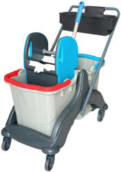 UCTEM PLAS Takarítókocsi, műanyag vázas, 2x25 literes vödörrel, ECO (CK748) - alphadenthigienia
