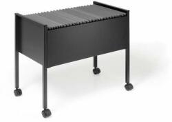 Durable Függőmappa tároló, a4, görgős durable eco 80 fekete (309501) - pepita